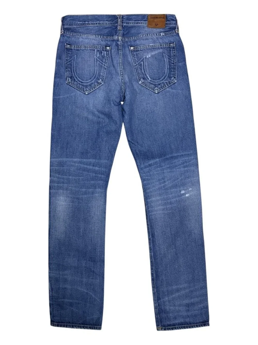 TRUE RELIGION Jeans GENO Relaxed Slim Designer Denim Pants Mens 32x34